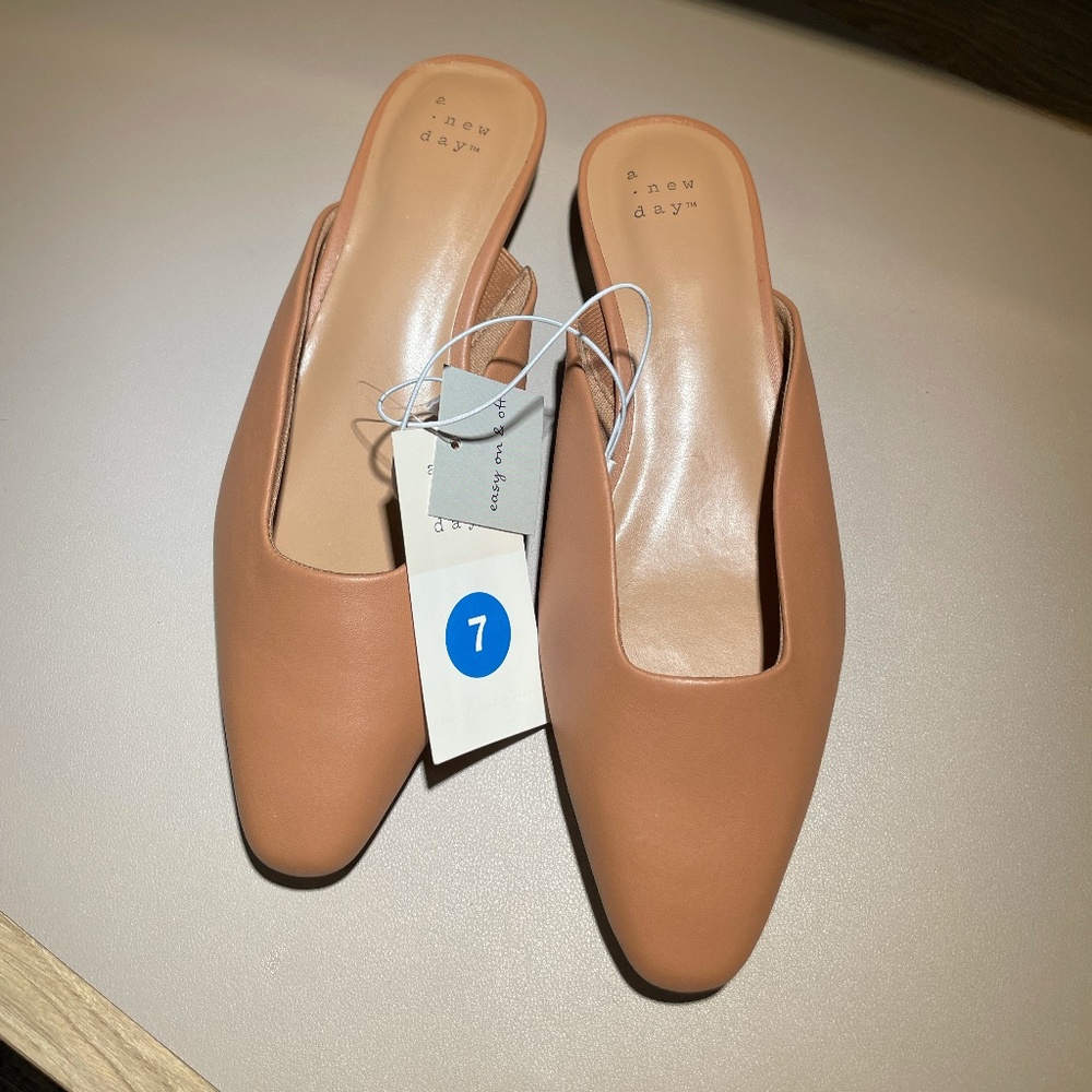 Women’s Mandy Mules in Blush - A New Day